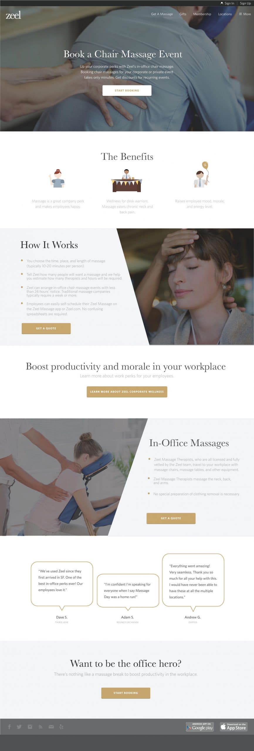 Corporate Event Booking